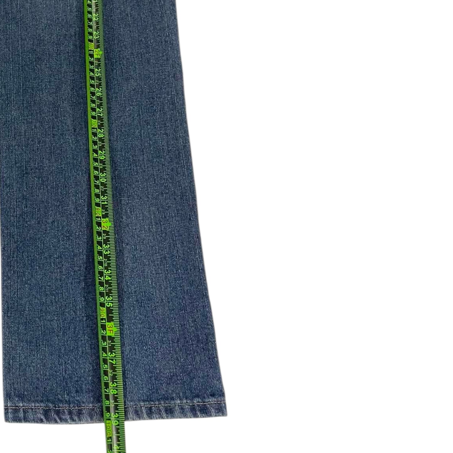 VINTAGE STRAIGHT DENIM JEANS (36)