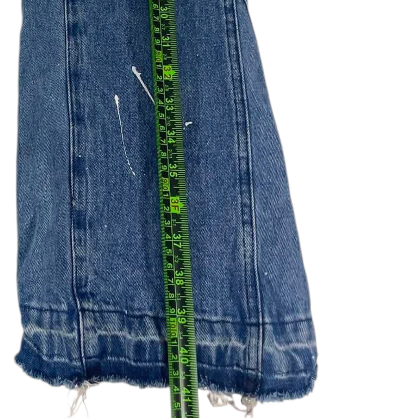 VINTAGE PAINT SPLATTER DENIM JEANS (32)