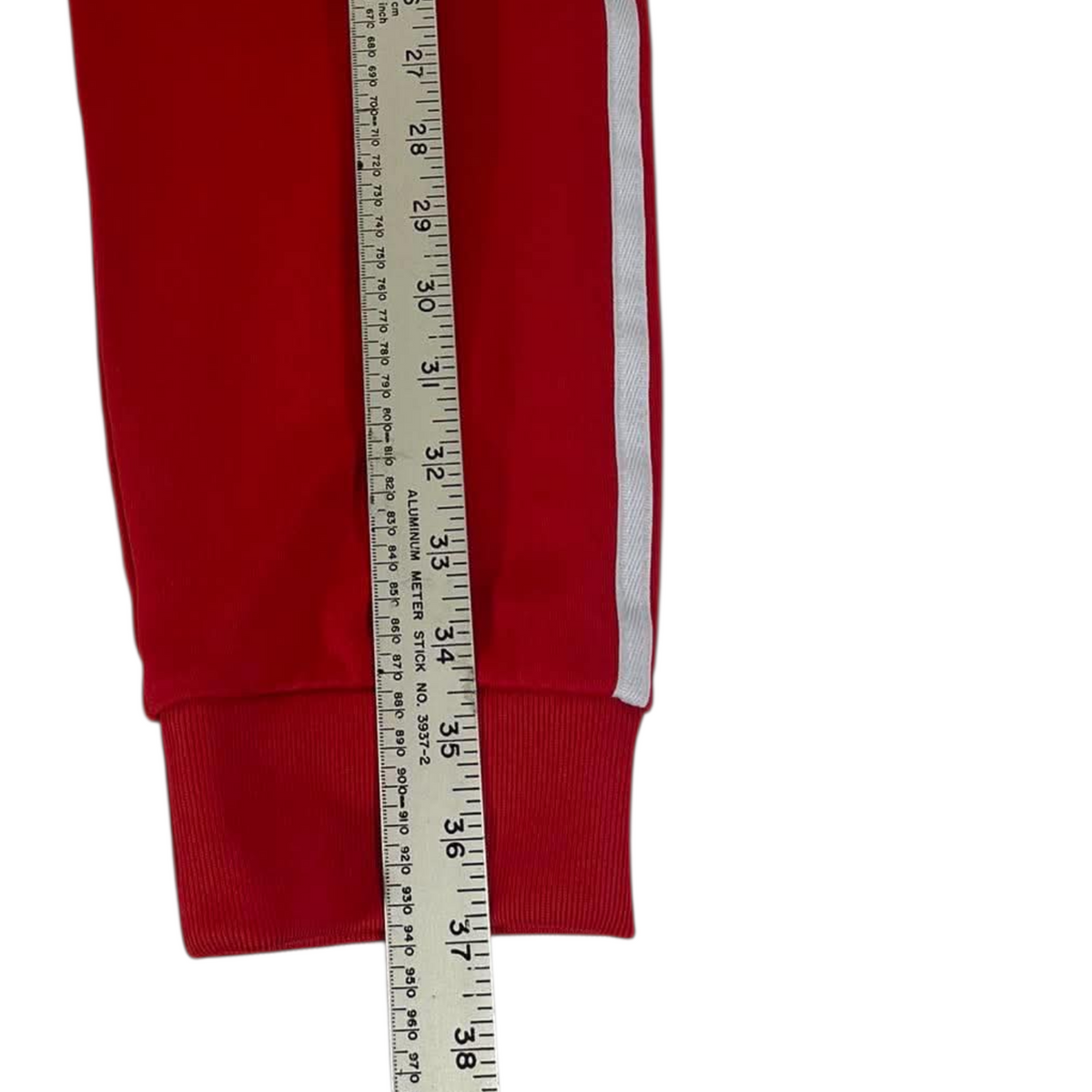 ADIDAS RED TRACK PANTS³ (M)