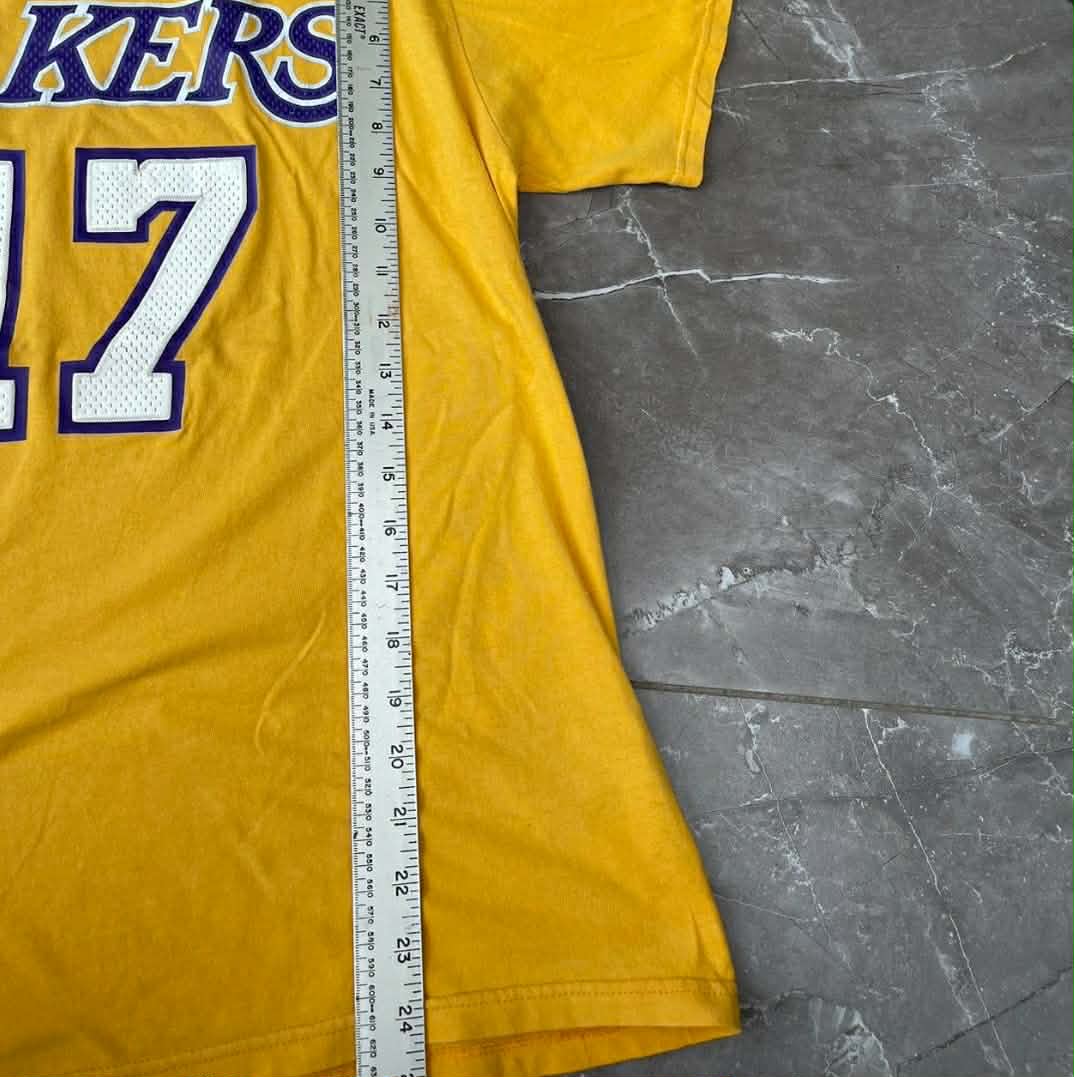 CLASSIC JEREMY LIN ADIDAS YELLOW LAKERS JERSEY (M)