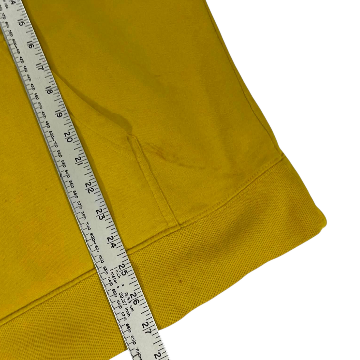 THE NORTH FACE YELLOW HOODIE (XL)