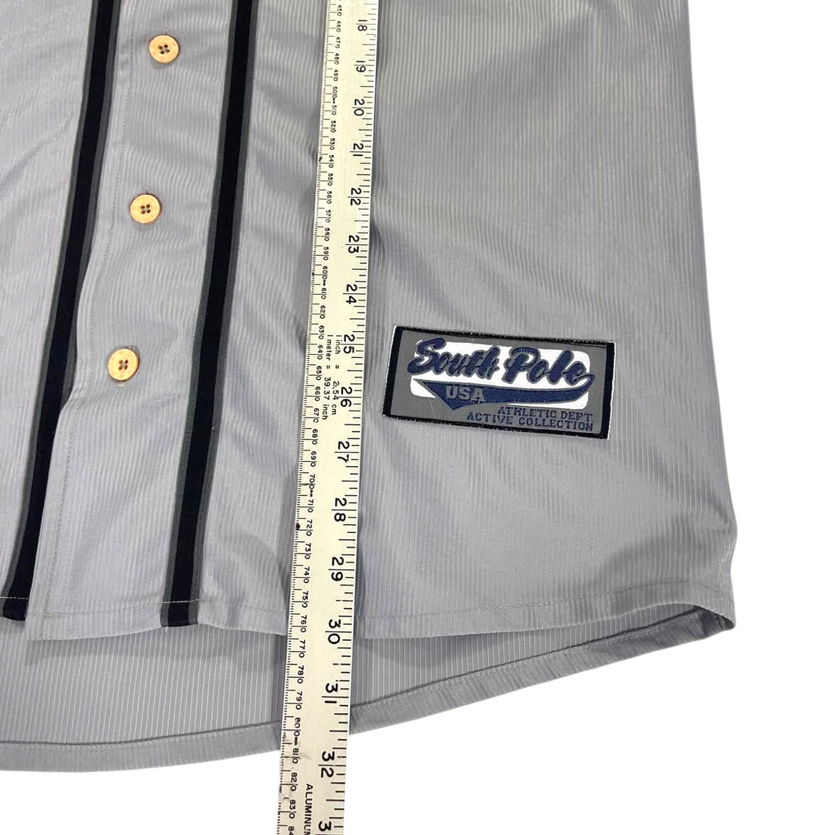 SOUTHPOLE GRAY BASEBALL JERSEY (L)