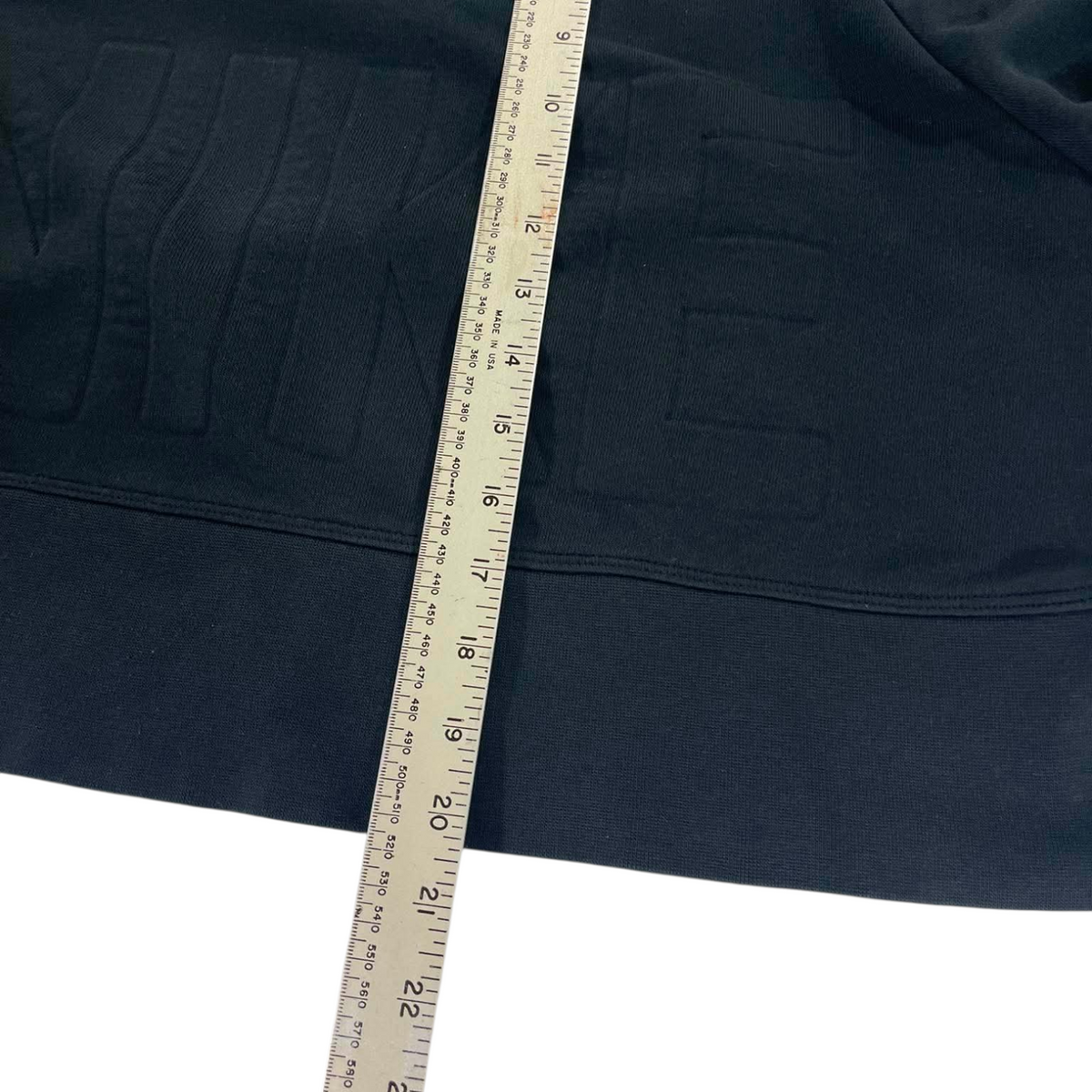 CROPPED STYLE NIKE DRI-FIT BLACK CREWNECK (M)