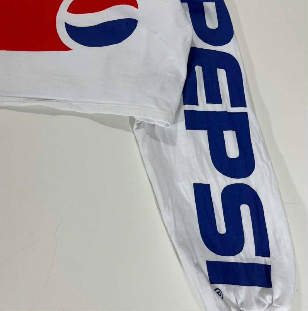 H&M PEPSI CROPPED LONG SLEEVED TOP (S)