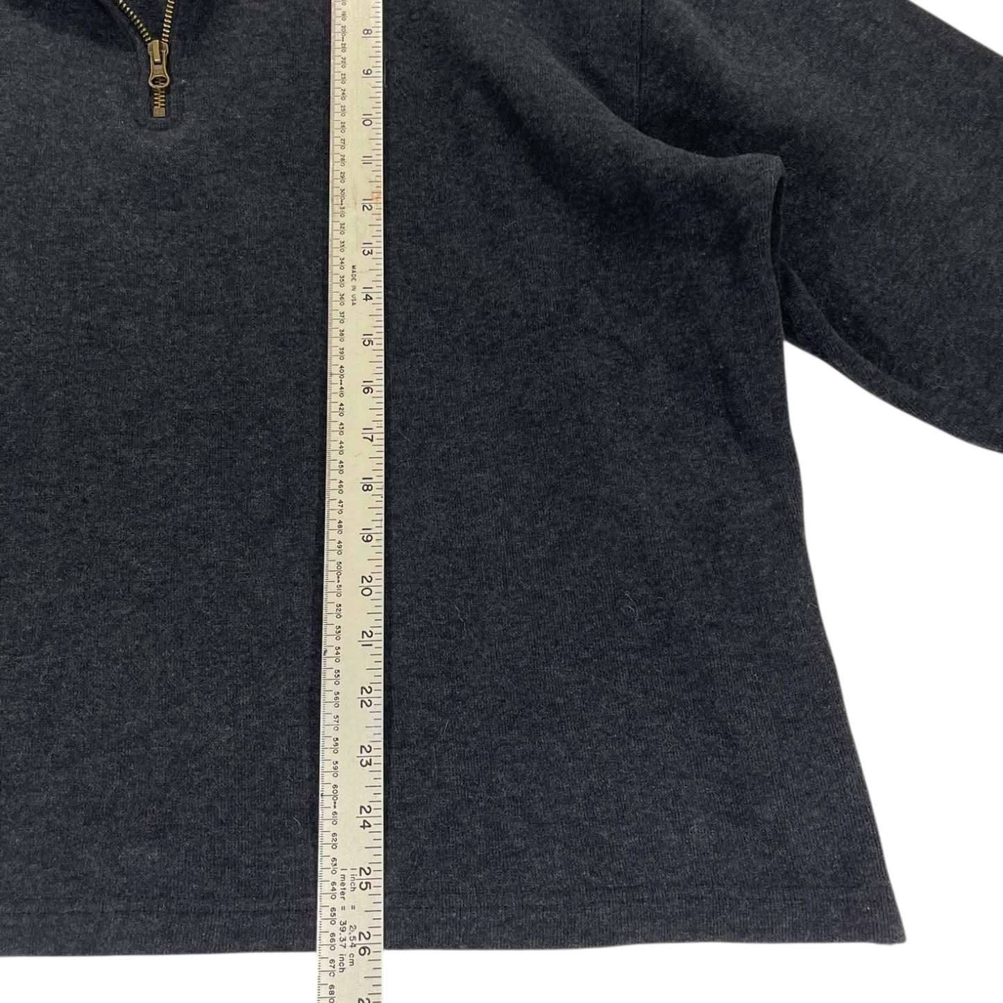 VINTAGE CHISEL QUARTER ZIP SWEATSHIRT (XXL)