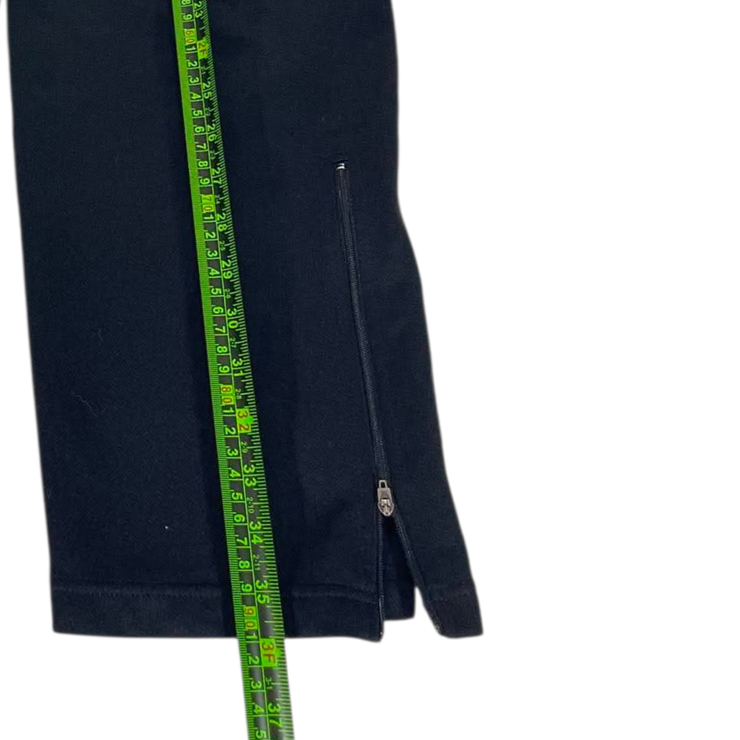 Y2K NIKE BLACK AND WHITE TRACKPANTS (M) ⁵