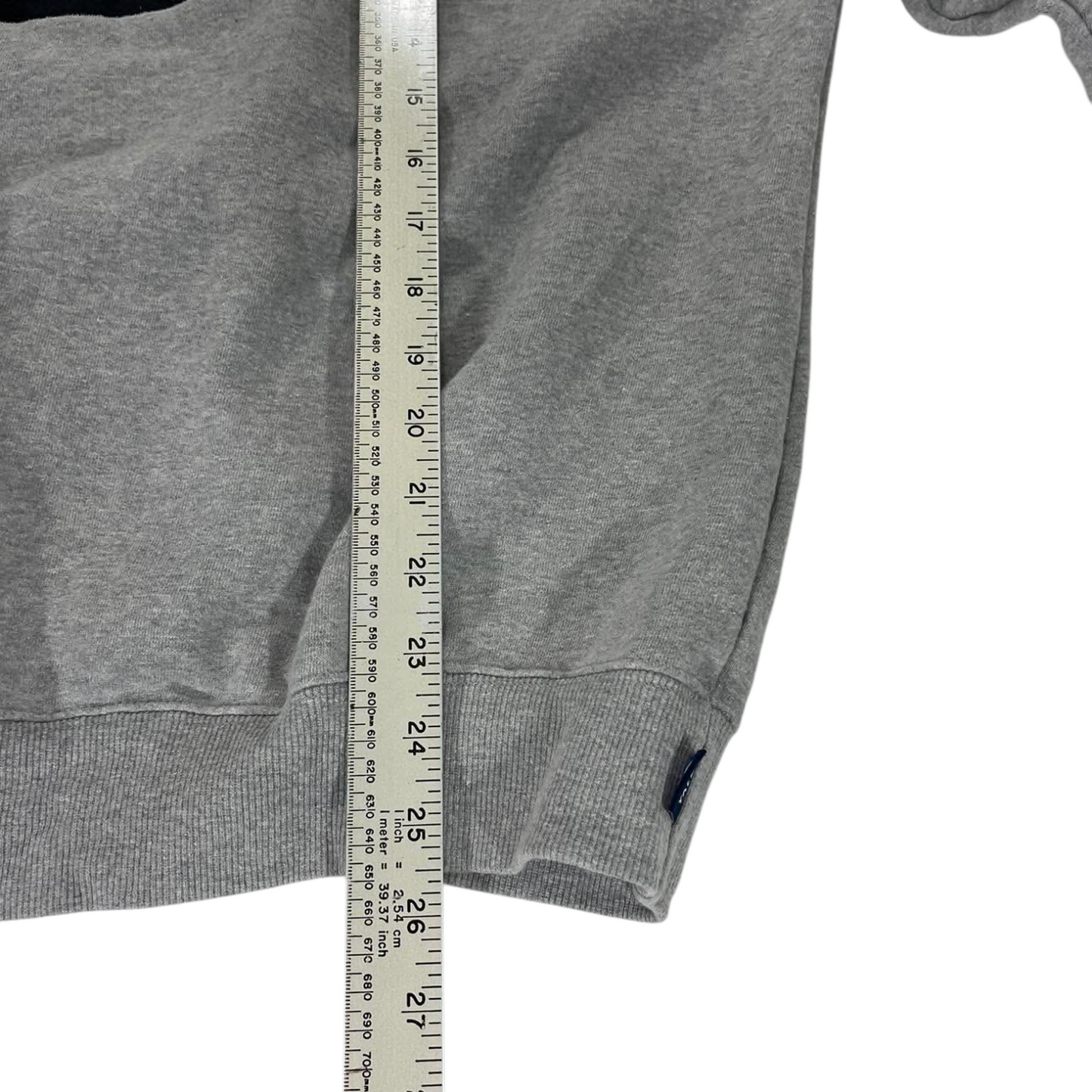 VINTAGE EMBROIDERED YALE GREY CREWNECK (L)