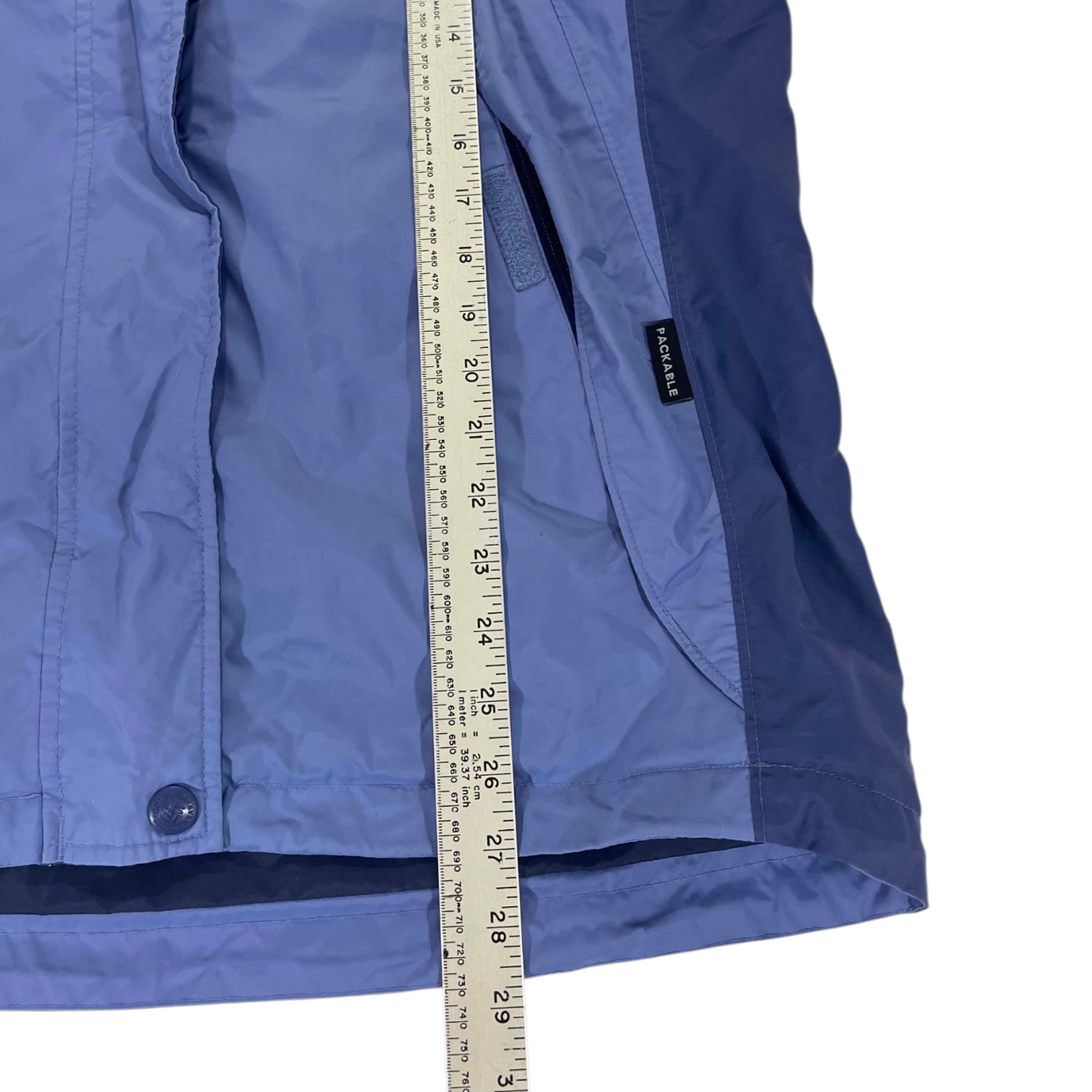 COLUMBIA SPORTSWEAR BLUE & PURPLE WINDBREAKER (M-L)