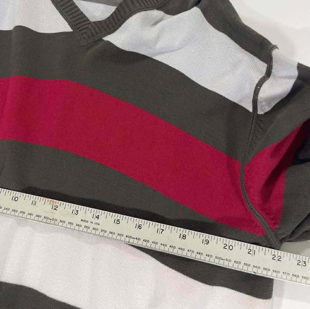 STRIPED LONG SLEEVED SWEATER (XL-XXL)