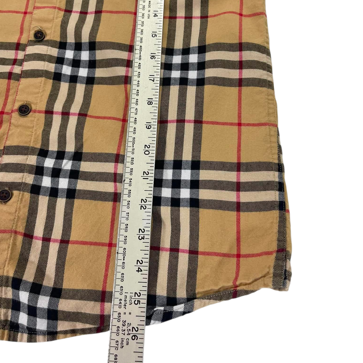 BURBERRY LONDON CHECK SHIRT (M)