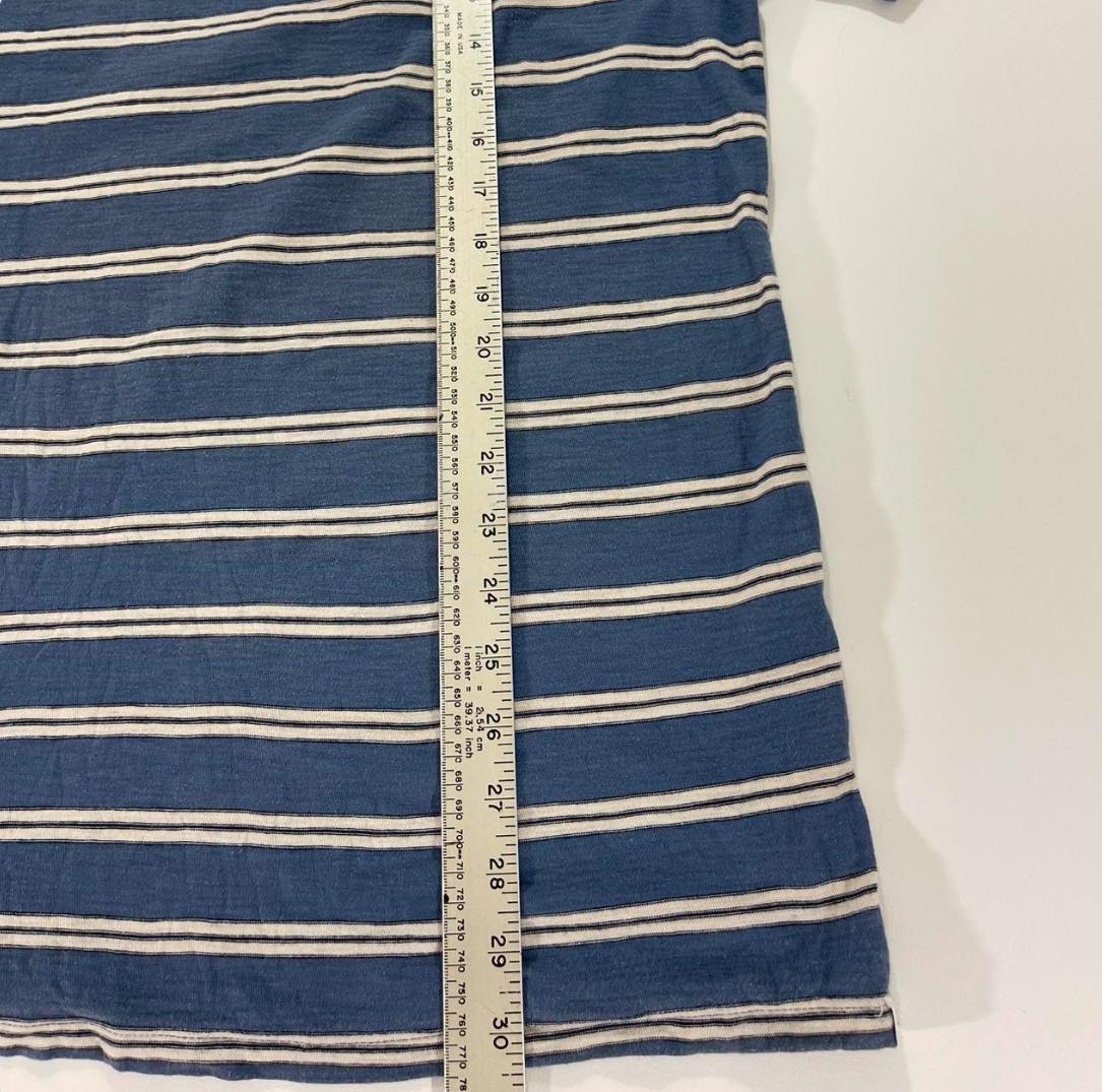 BARKERS BLUE STRIPED POCKET TEE (L-XL)