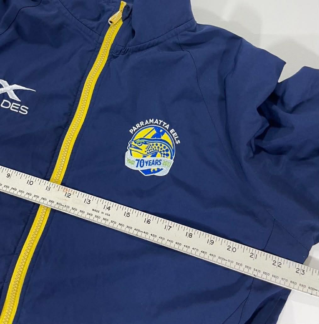 NRL PARRAMATTA EELS NAVY WINDBREAKERS JACKET (M)