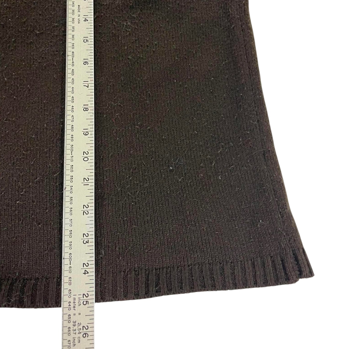 JAYJAYS 90S BLACK & TAN QUARTER ZIP SWEATER (M-L)