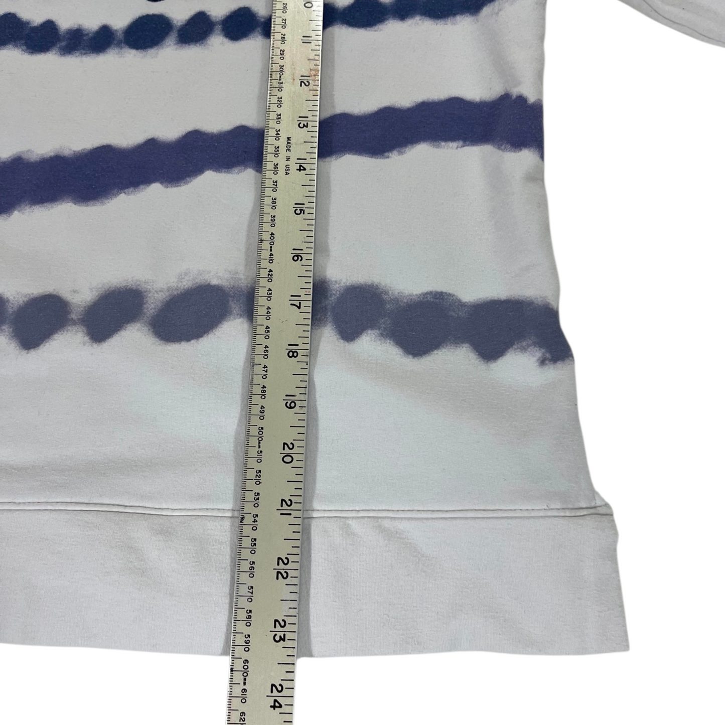 NAUTICA WHITE LONG SLEEVE SWEATSHIRT (S-M)