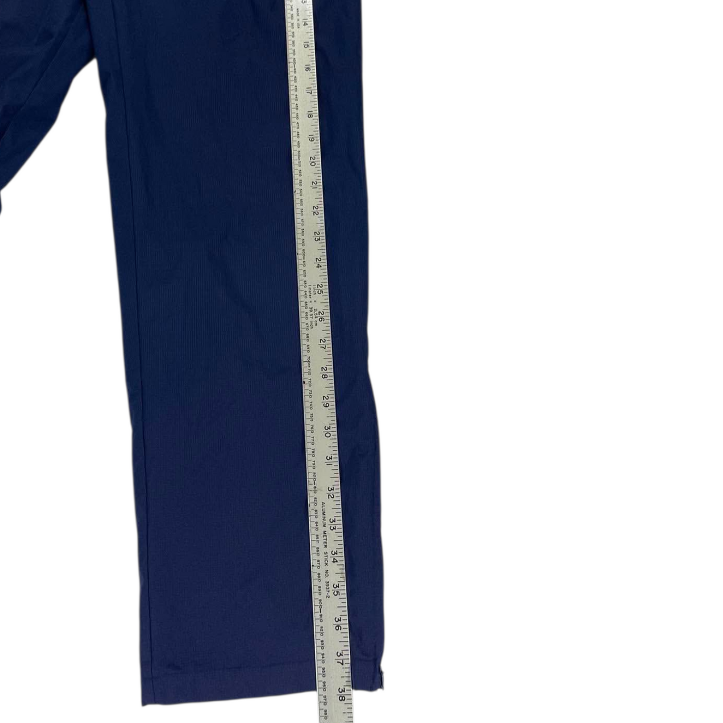NAVY BLUE NEW BALANCE TRACK PANTS (S)