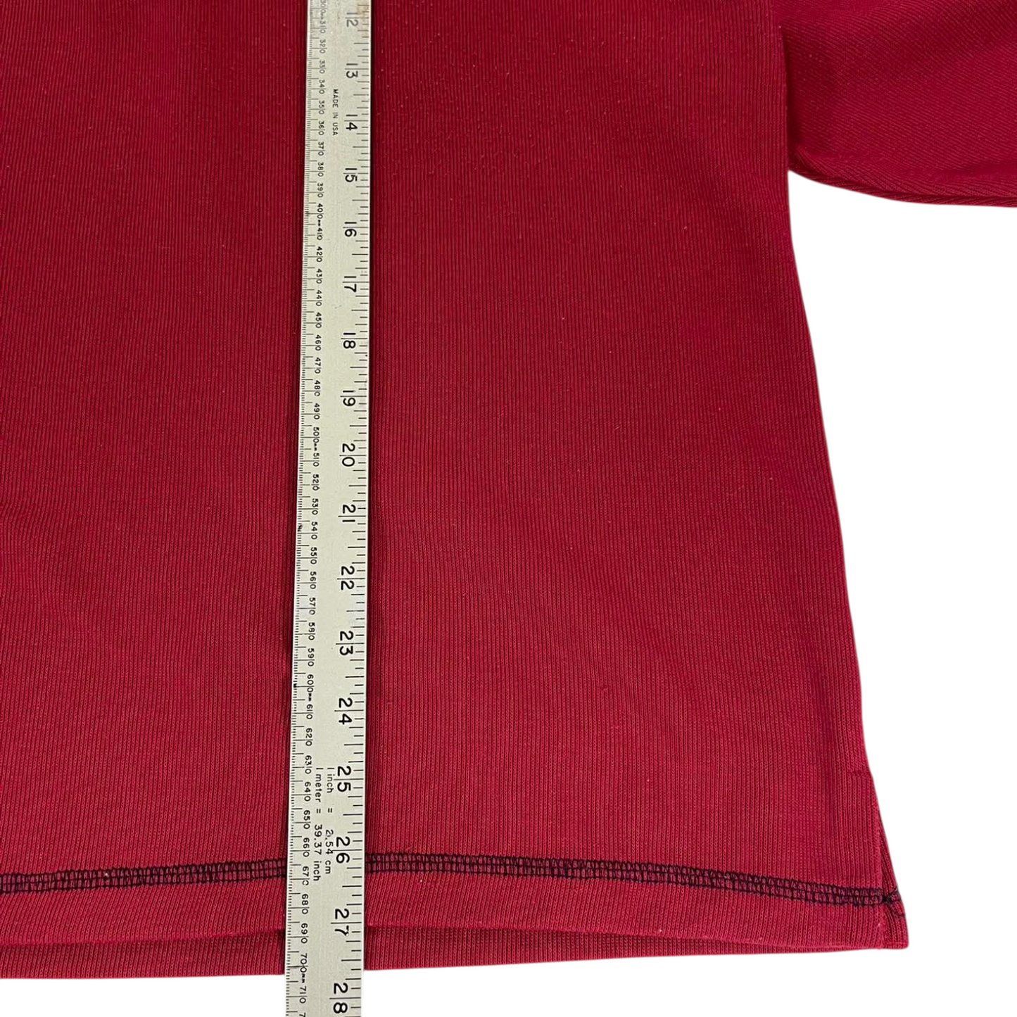 90S GABLEE RED QUARTER ZIP SWEATSHIRT (20)