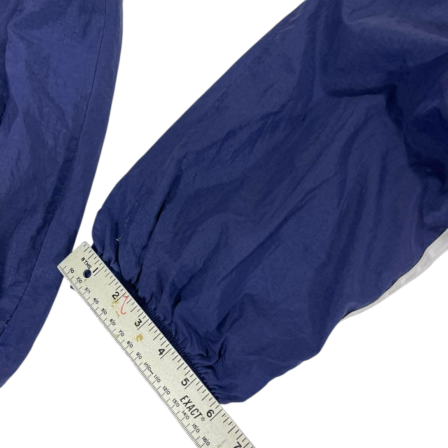 VINTAGE CLASSIC ADIDAS NAVY TRACK PANTS (L)