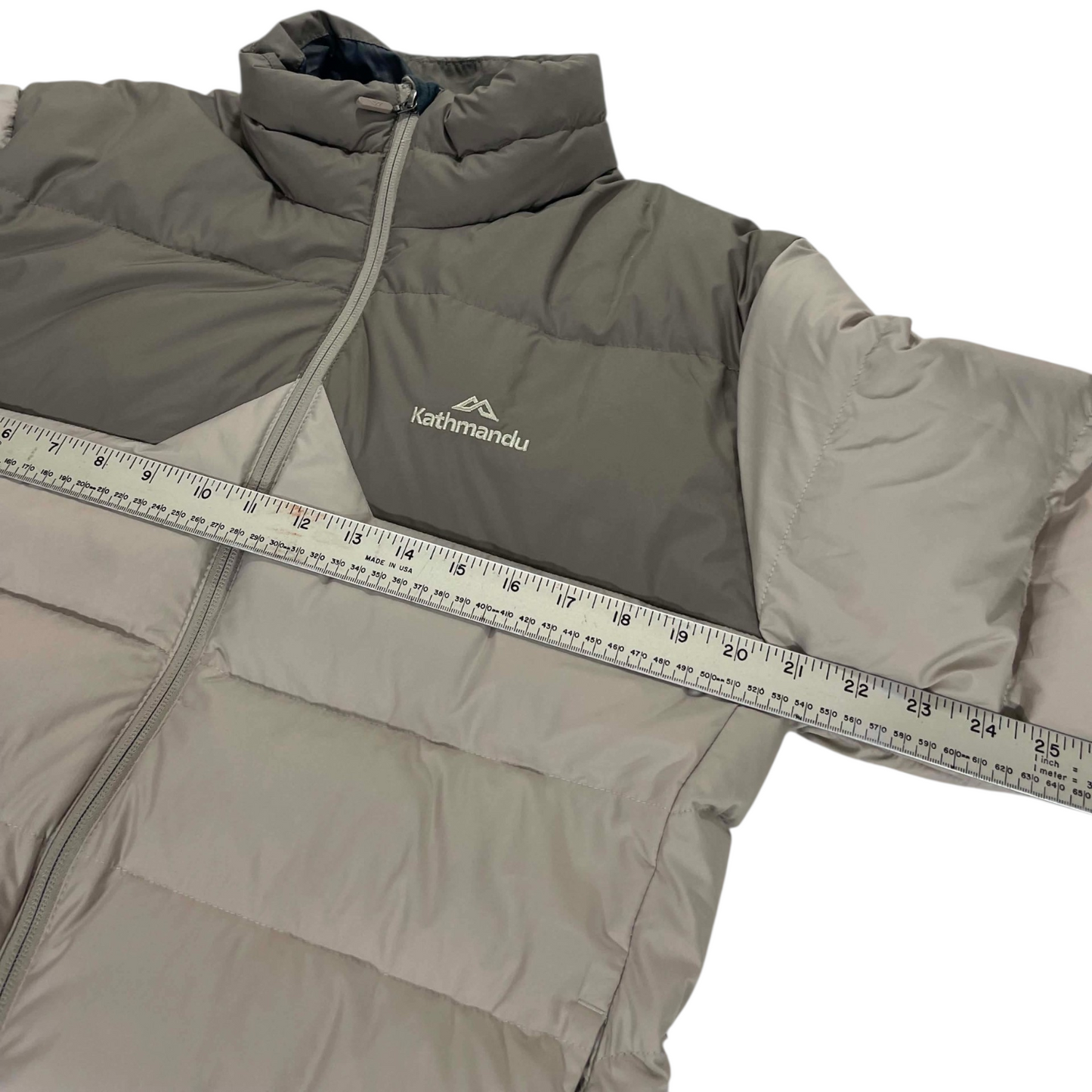 KATHMANDU GRAY & PUFFER JACKET (M)
