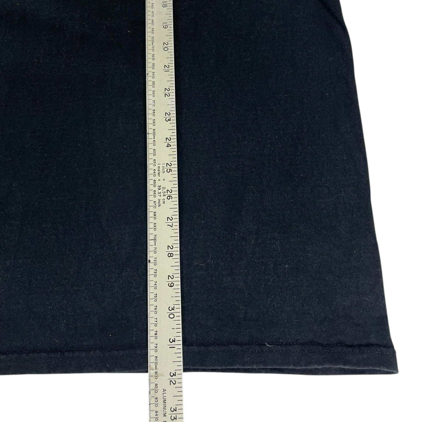 CHAMPION EMBROIDED BLACK SPELLOUT TEE (L-XL)