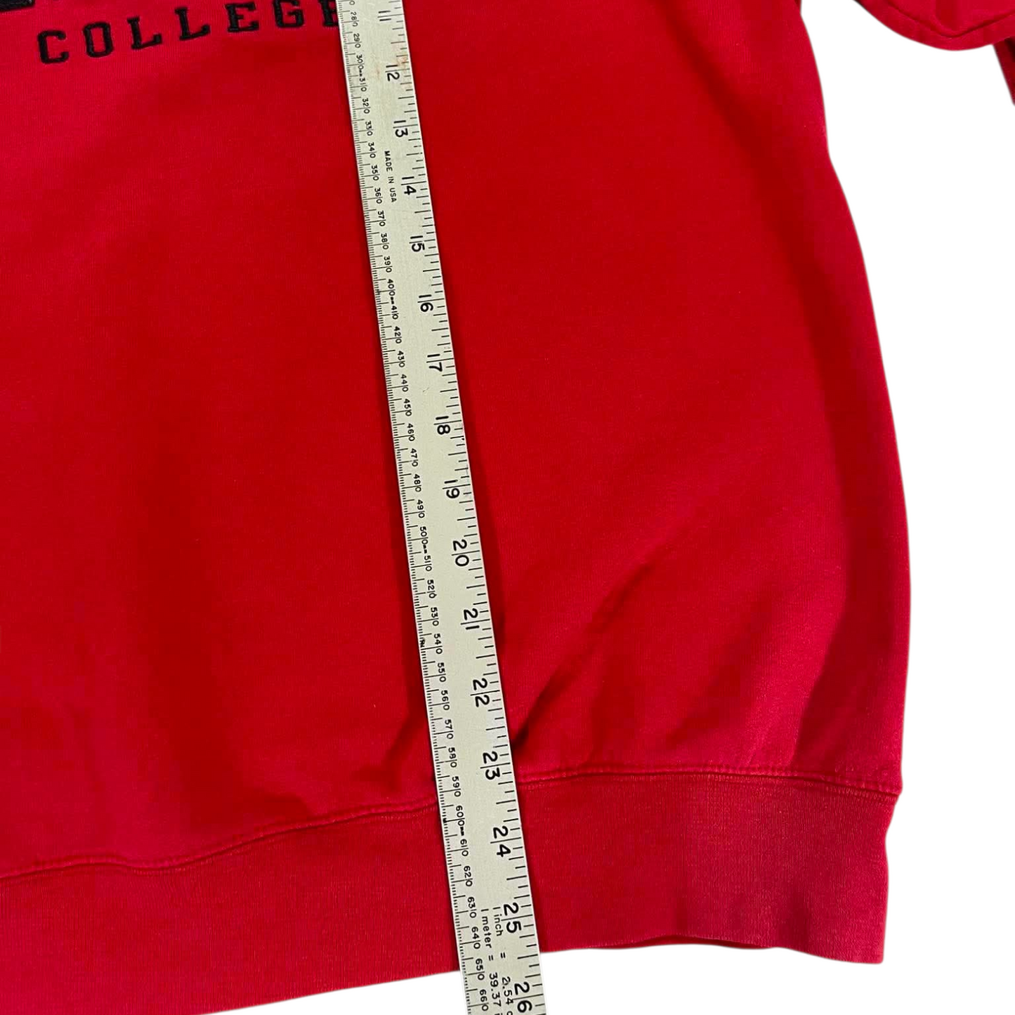 CHAMPION RED CREWNECK (M)
