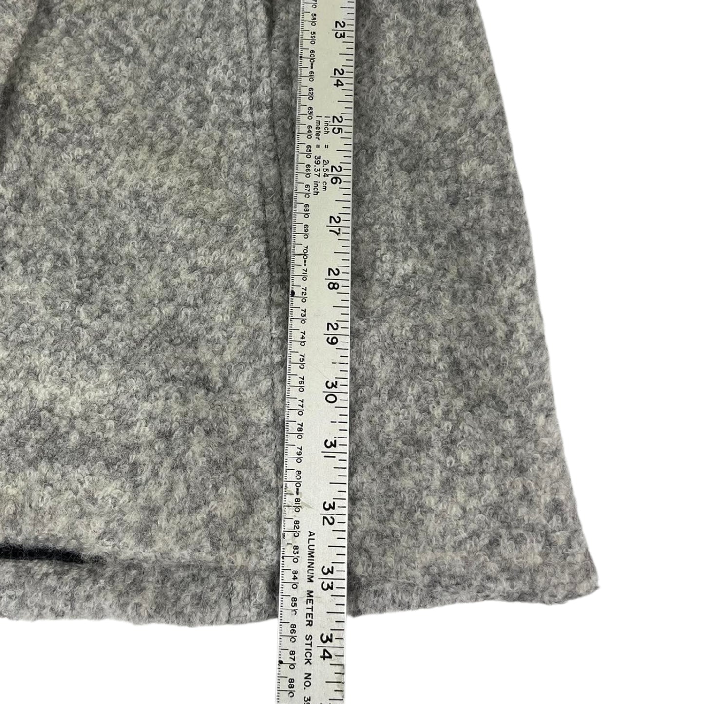 WOMENS ZARA GREY LONG COAT (L)