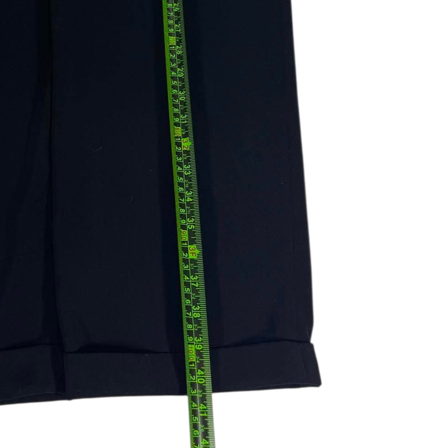BRACKS BLACK WIDE LEG TROUSERS (34)