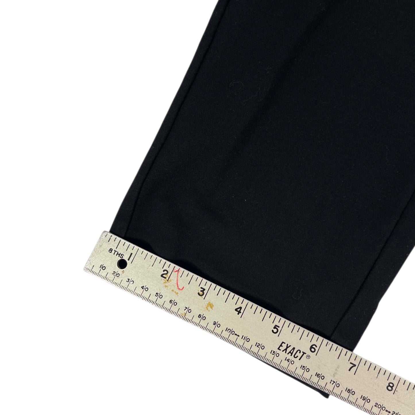 BLACK STRAIGHT LEG PANTS (34)
