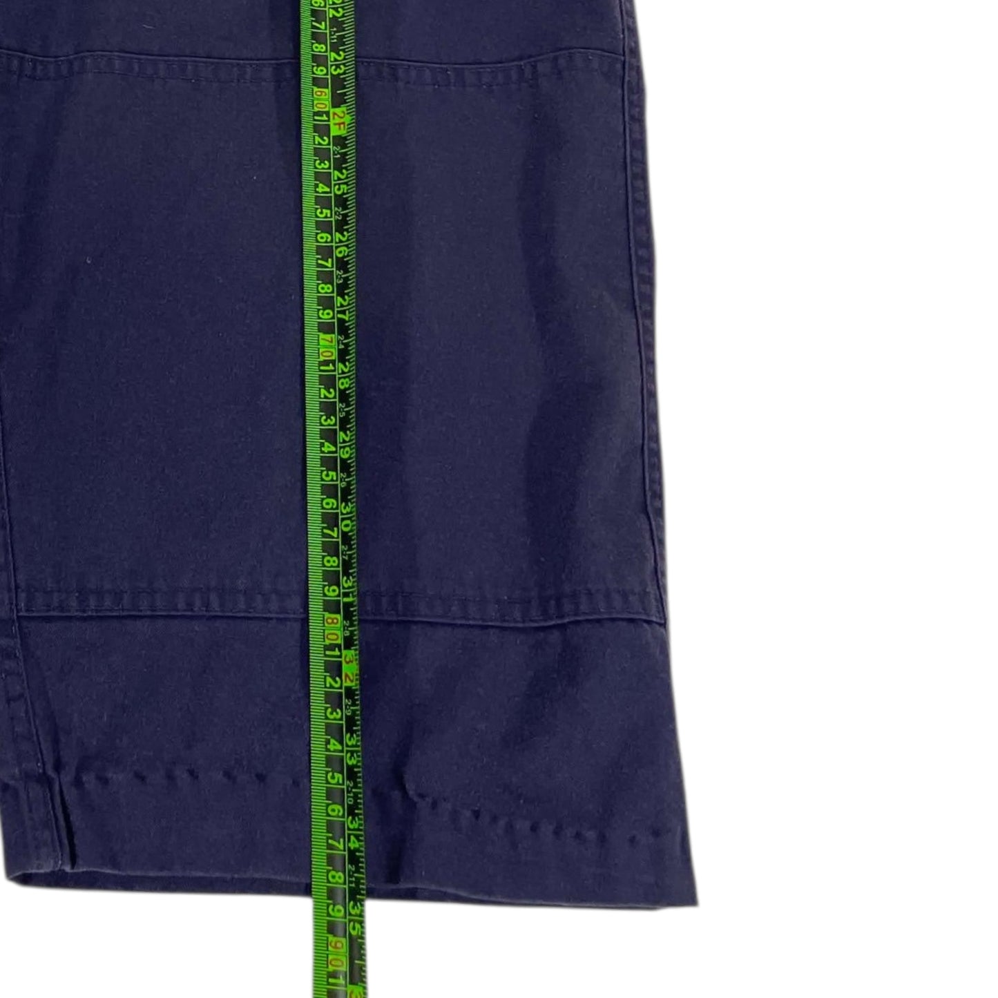 Y2K NAVY BLUE CARGO PANTS (32")