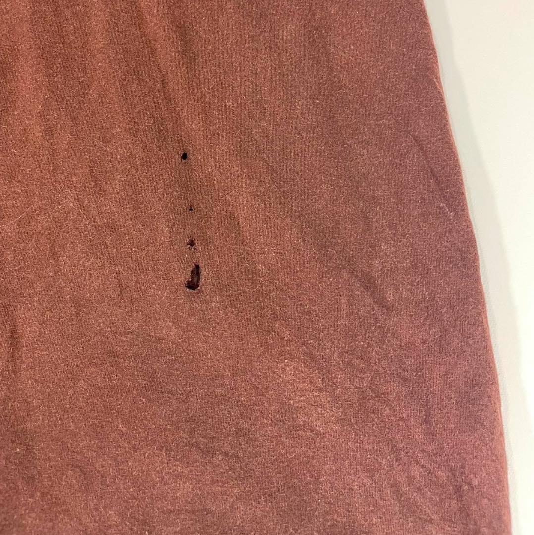 VINTAGE CLEVELAND BROWNS BROWN COTTON T-SHIRT (L-XL)