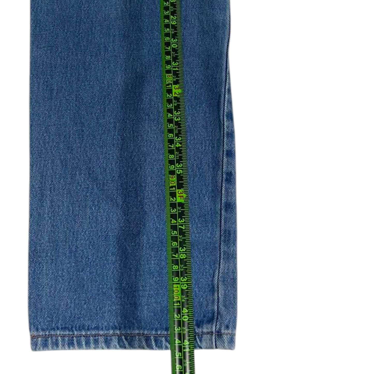 VINTAGE ORANGE TAB LEVI'S BLUE DENIM JEANS (32)