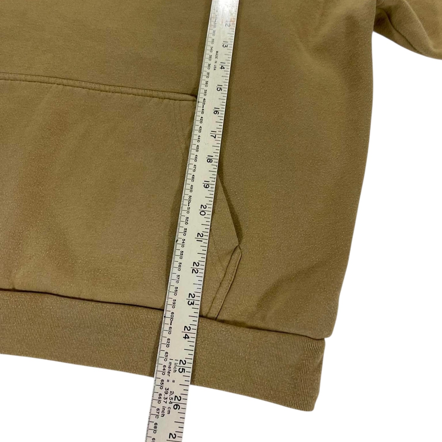 BROTHERS DESIGN TAN & BLACK GRAPHIC HOODIE (L)