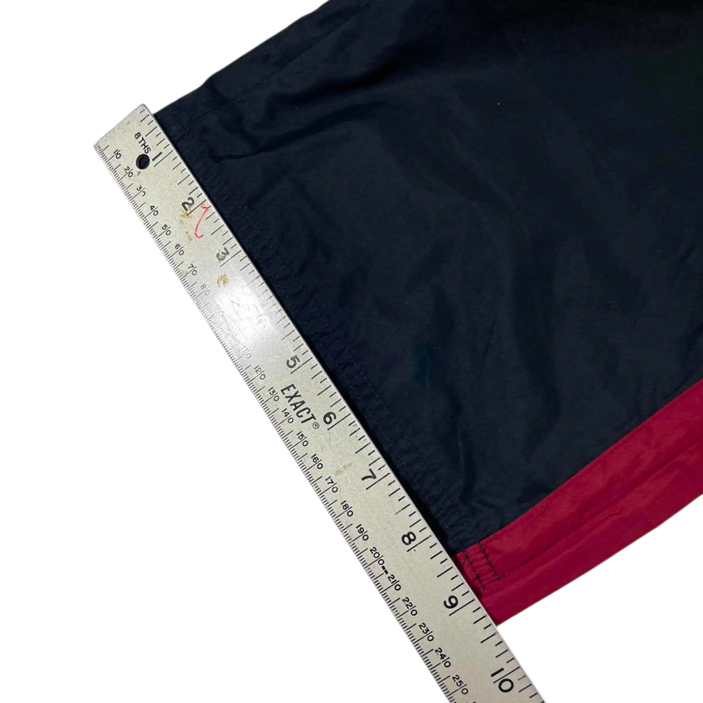 VINTAGE NIKE BLACK/RED TRACK PANTS (L) ¹²