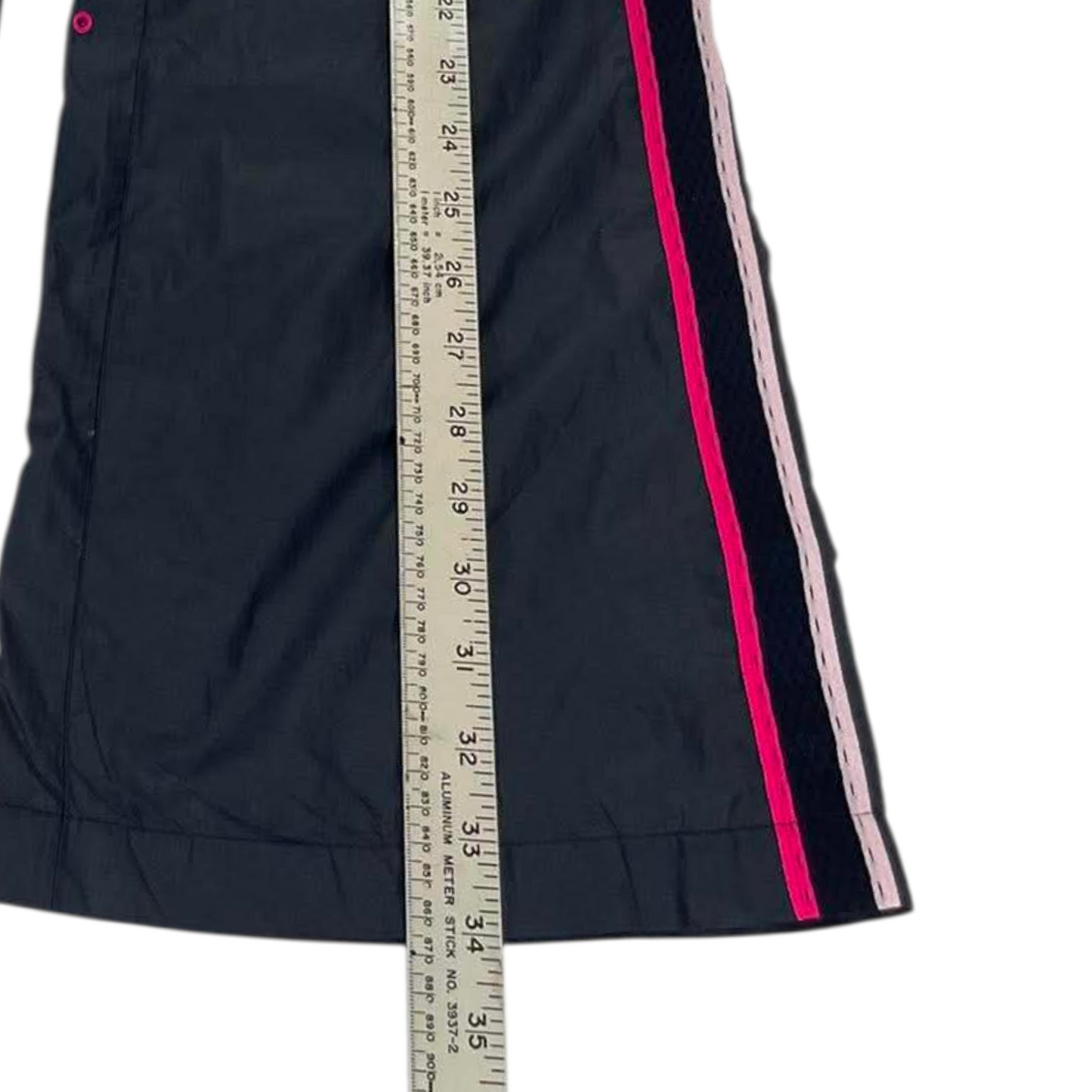 Y2K NIKE BLACK/PINK TRACK PANTS (M-L) ⁵