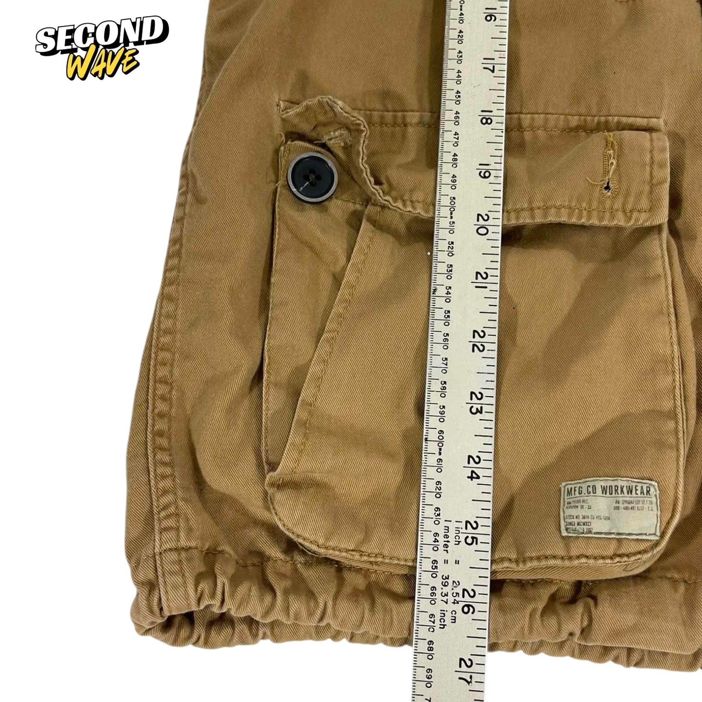 COTTON ON BROWN HOODED JACKET WORKWEAR (M)