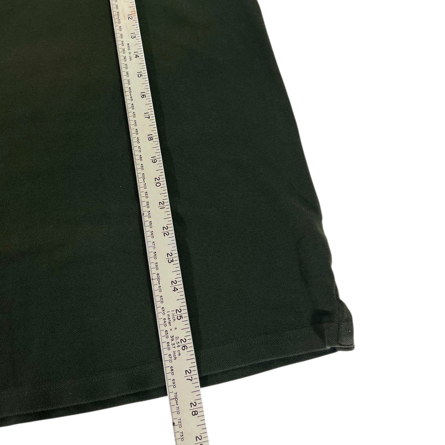 LACOSTE GREEN CROCODILE POLO SHIRT (M)