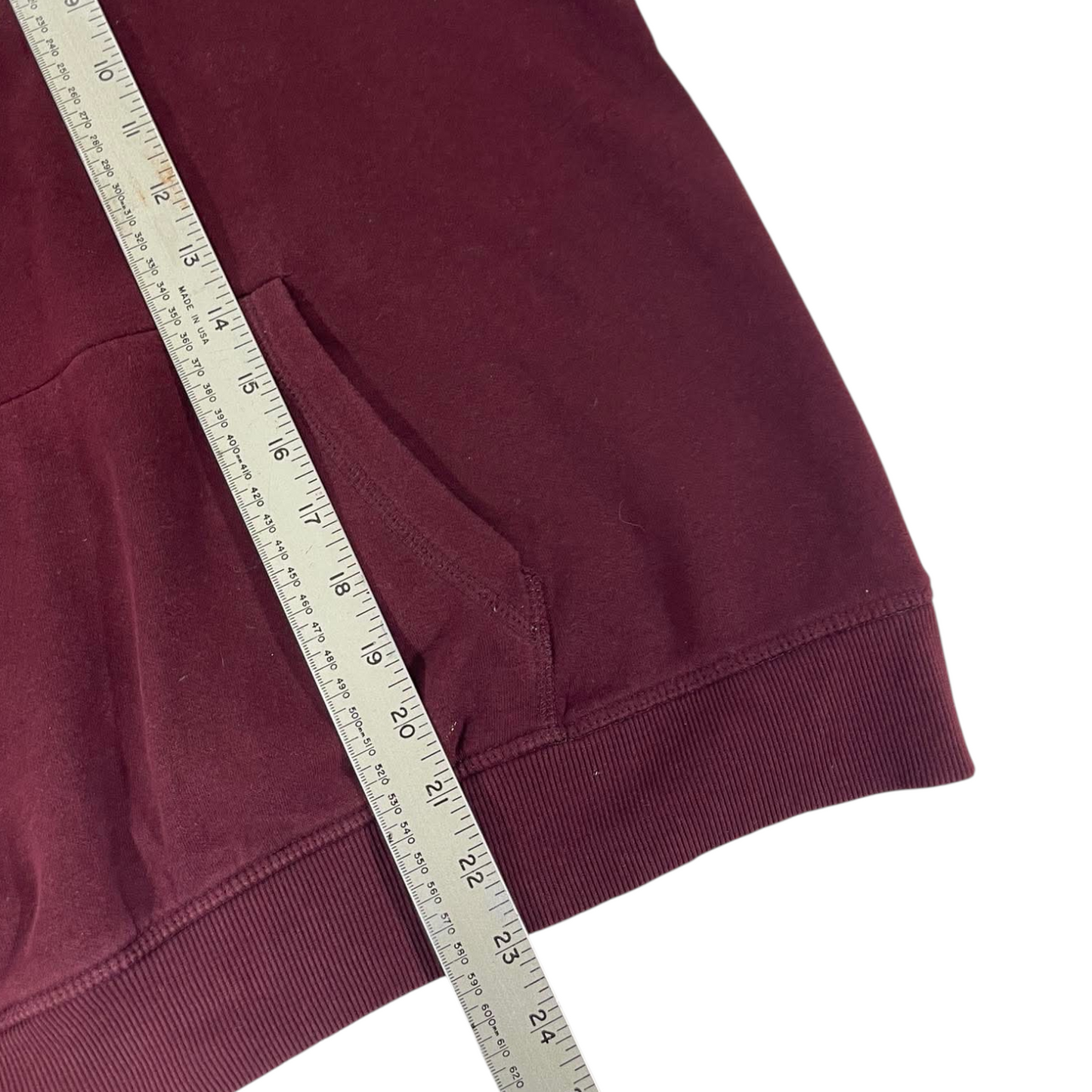 HARVARD UNIVERSITY BURGUNDY HOODIE (M)