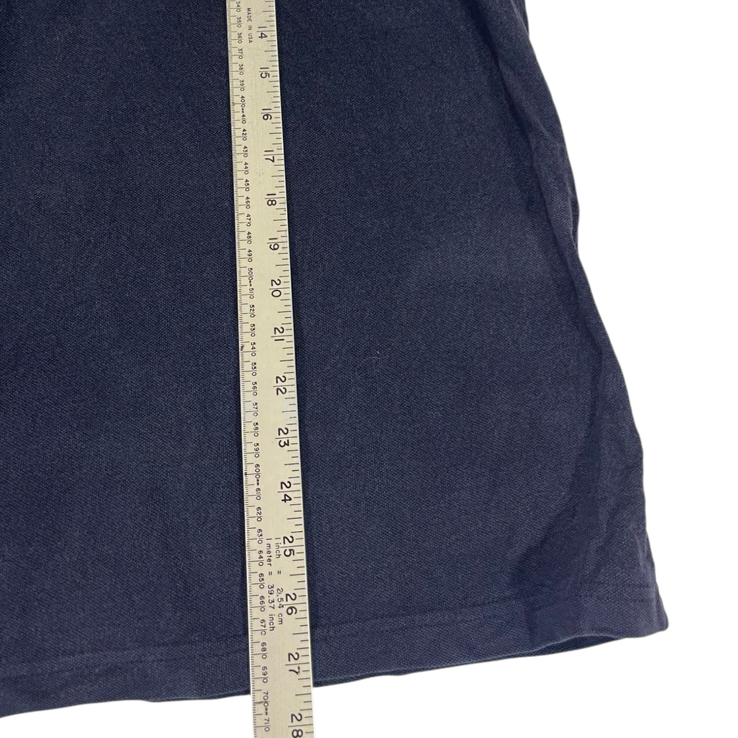 FRED PERRY NAVY BLUE POLO SHORT (M)