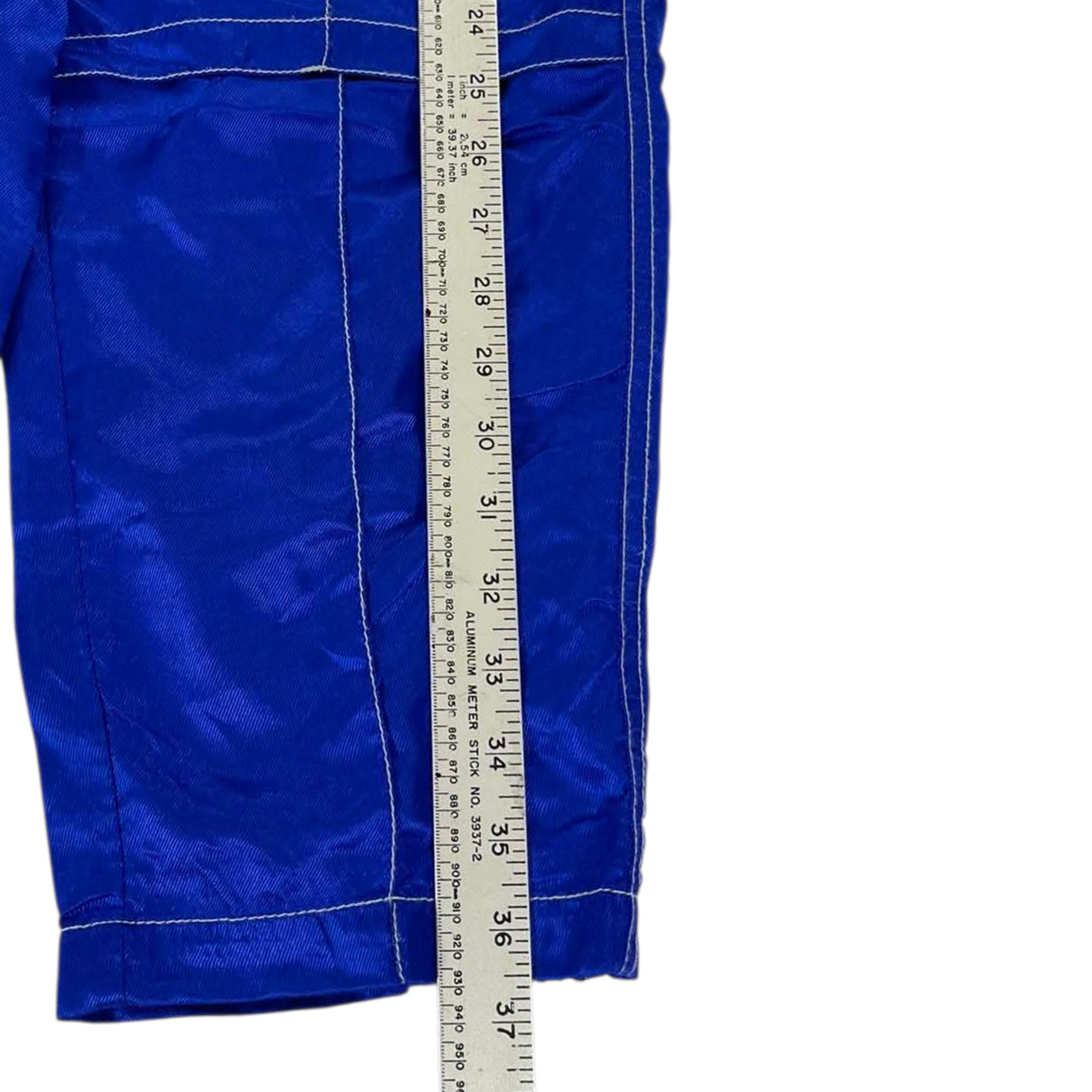 VINTAGE ASICS BLUE TRACK PANTS (S) ⁶