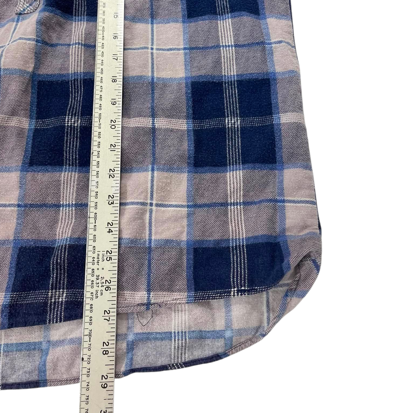 VINTAGE STRONGMAN PLAID FLANNEL (L)