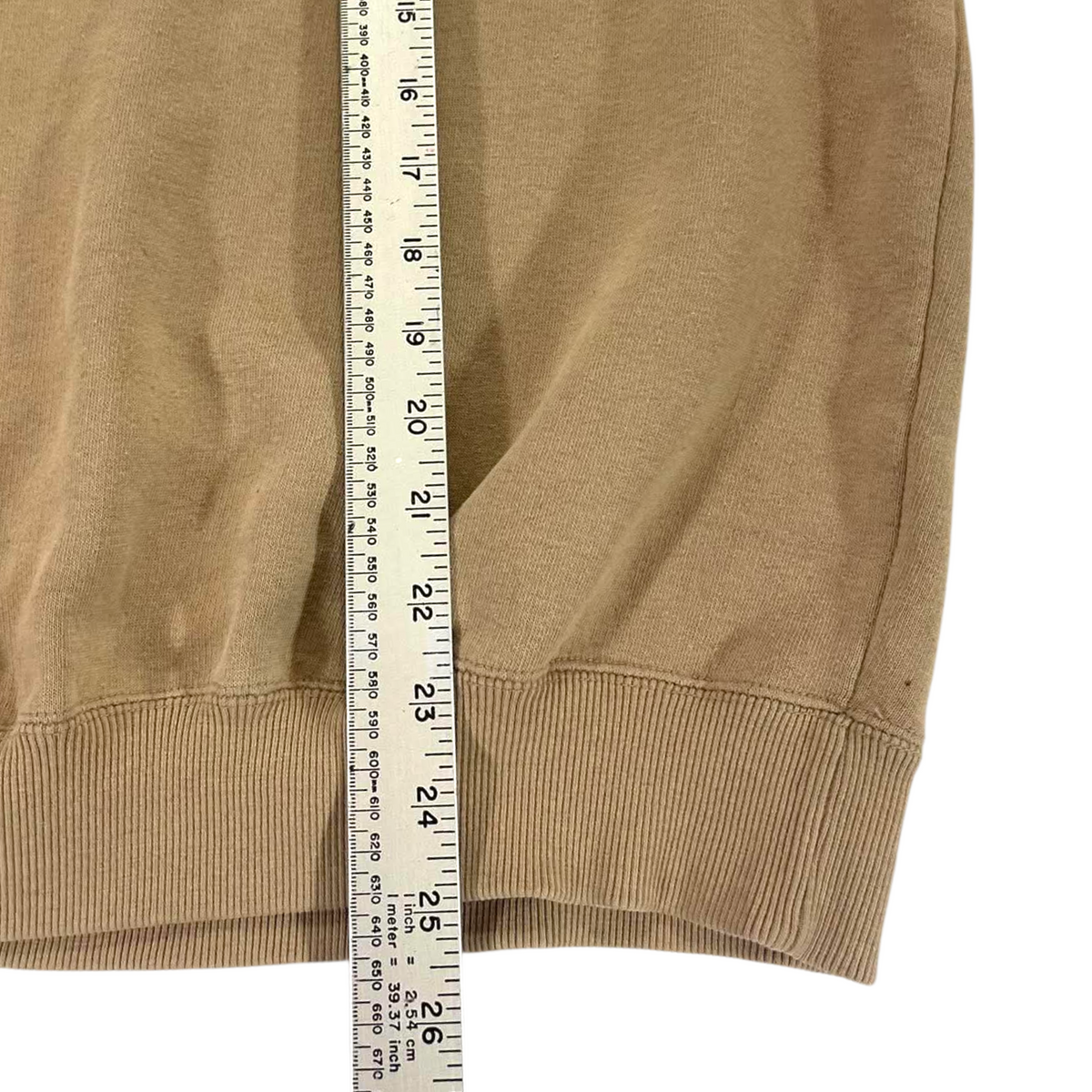 POLO RALPH LAUREN TAN CREWNECK (BEST FIT M)