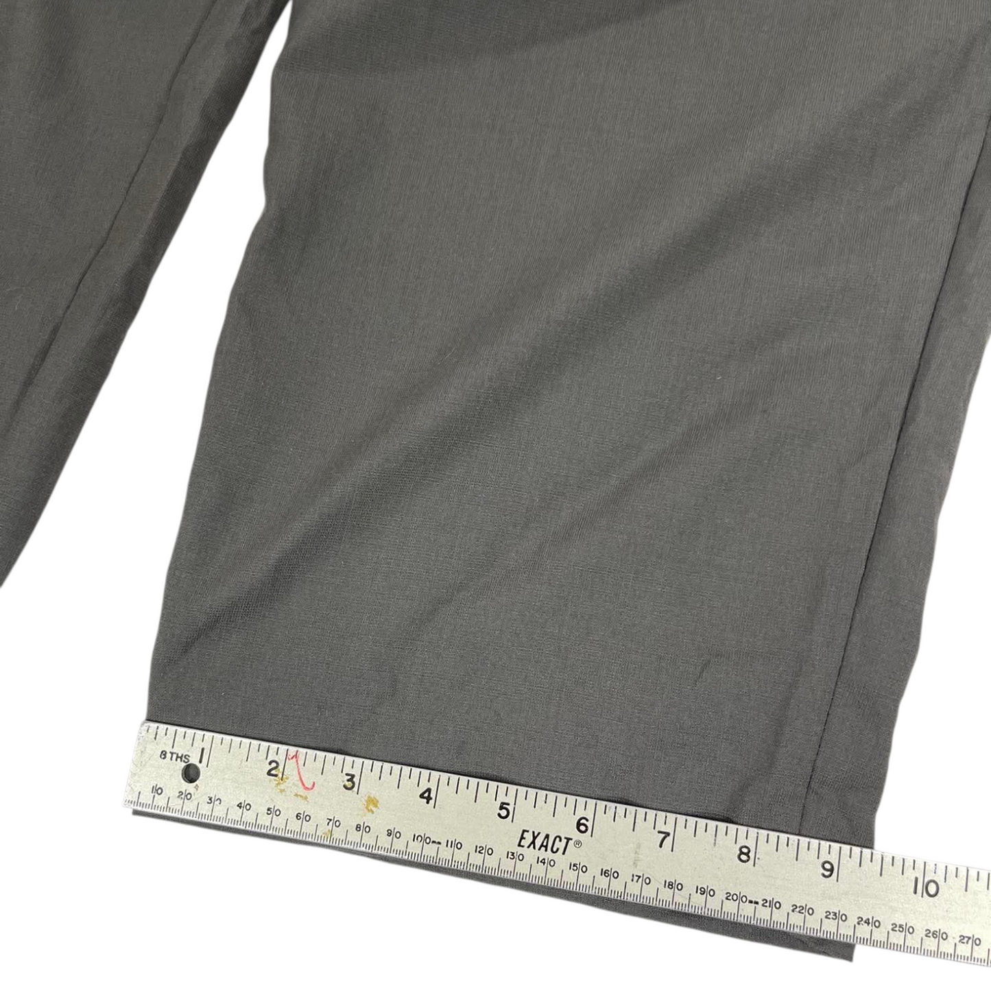 VINTAGE WIDE LEG PLEATED TROUSERS (40)