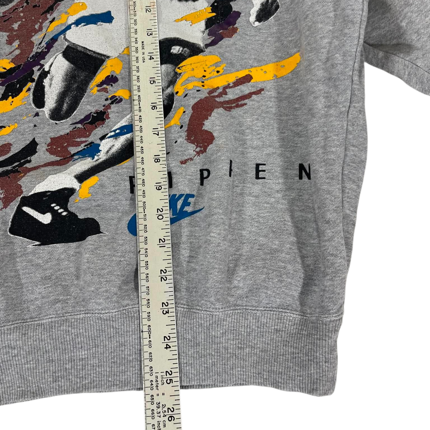 VINTAGE NIKE GREY PIPPEN SWEATSHIRT (M)