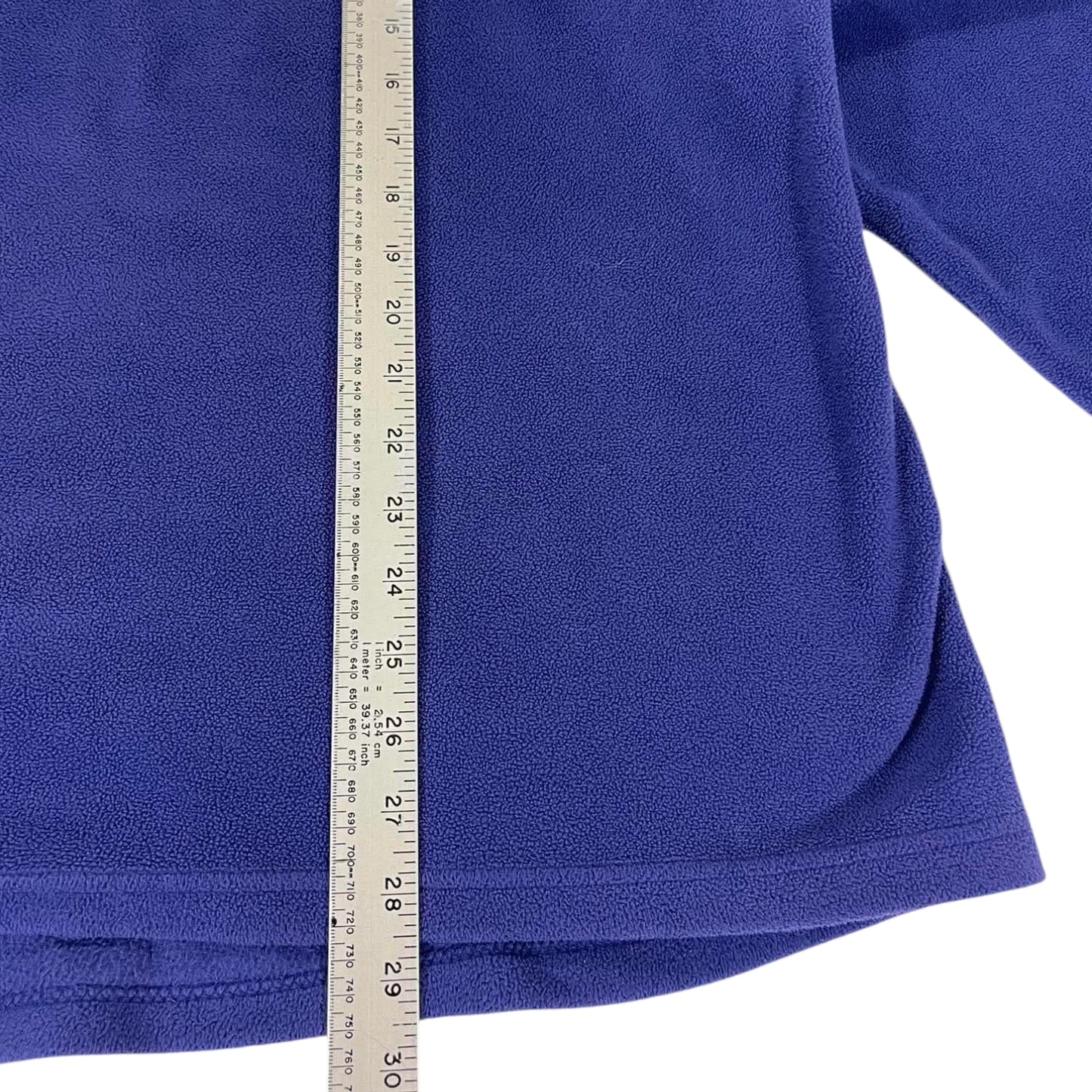 HUNTING & FISHING BLUE QUARTER ZIP FLEECE (L-XL)
