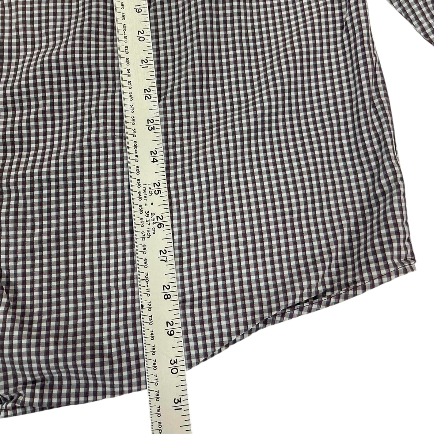 COLUMBIA BLACK & WHITE CHECKERED BUTTON UP SHIRT (XXL)