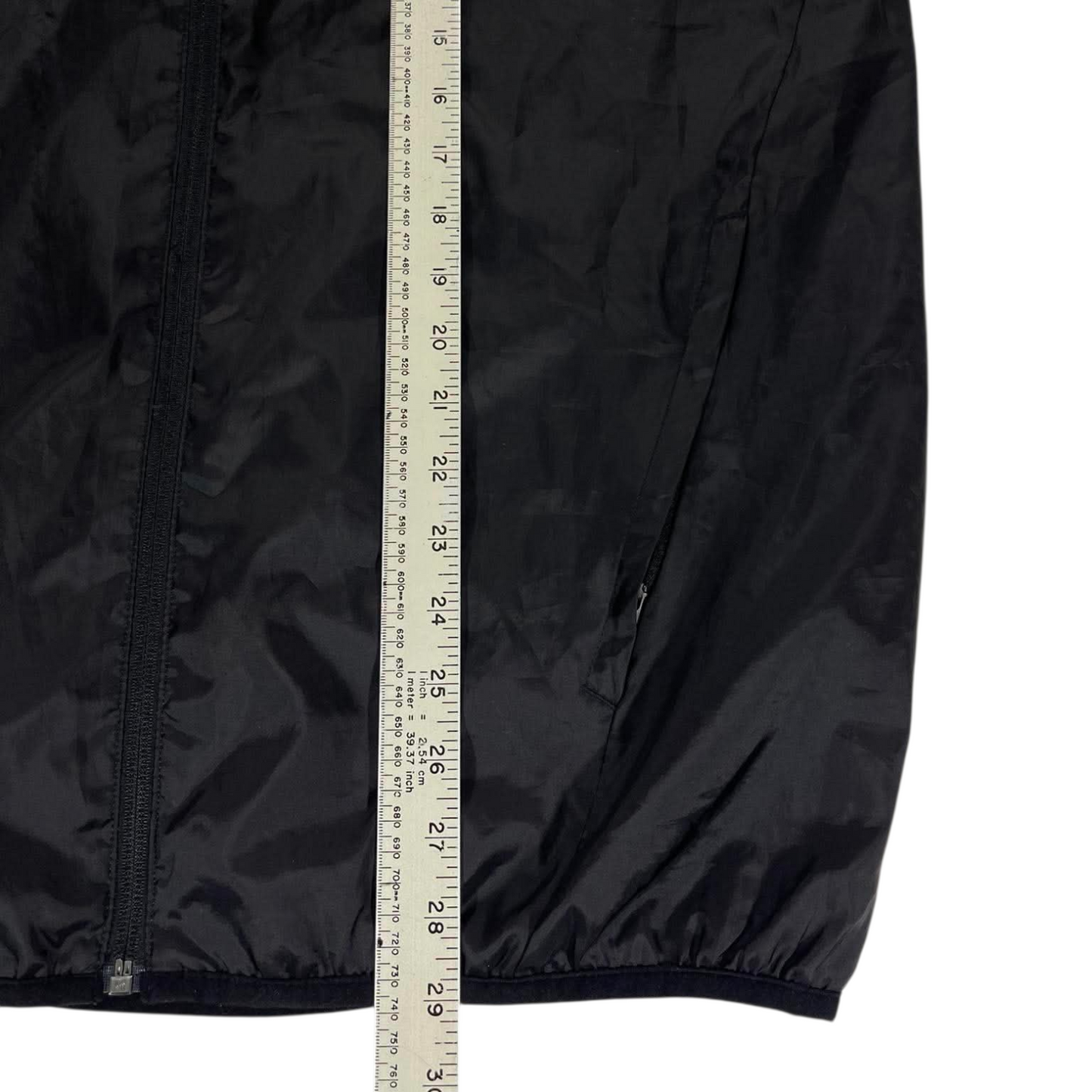 PUMA BLACK WINDBREAKER JACKET (M)