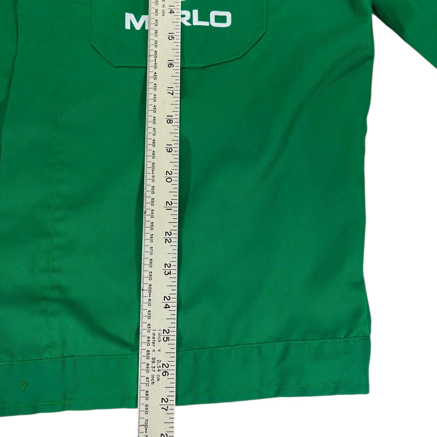 MERLO GREEN WORKWEAR LONG SLEEVE SHIRT (L)