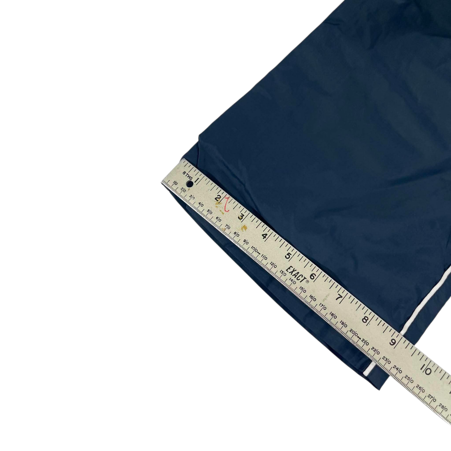 VINTAGE LIGHTWEIGHT NIKE NAVY TRACK PANTS (S-M) ⁴
