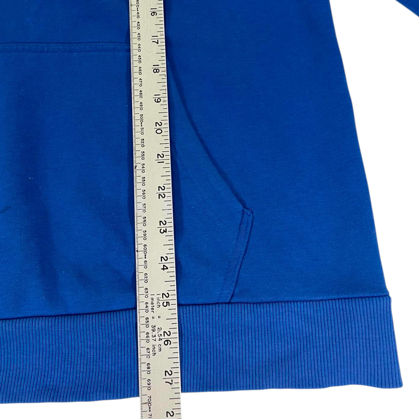 VINTAGE PLAYGROUND BLUE & GREEN HOODIE (L)