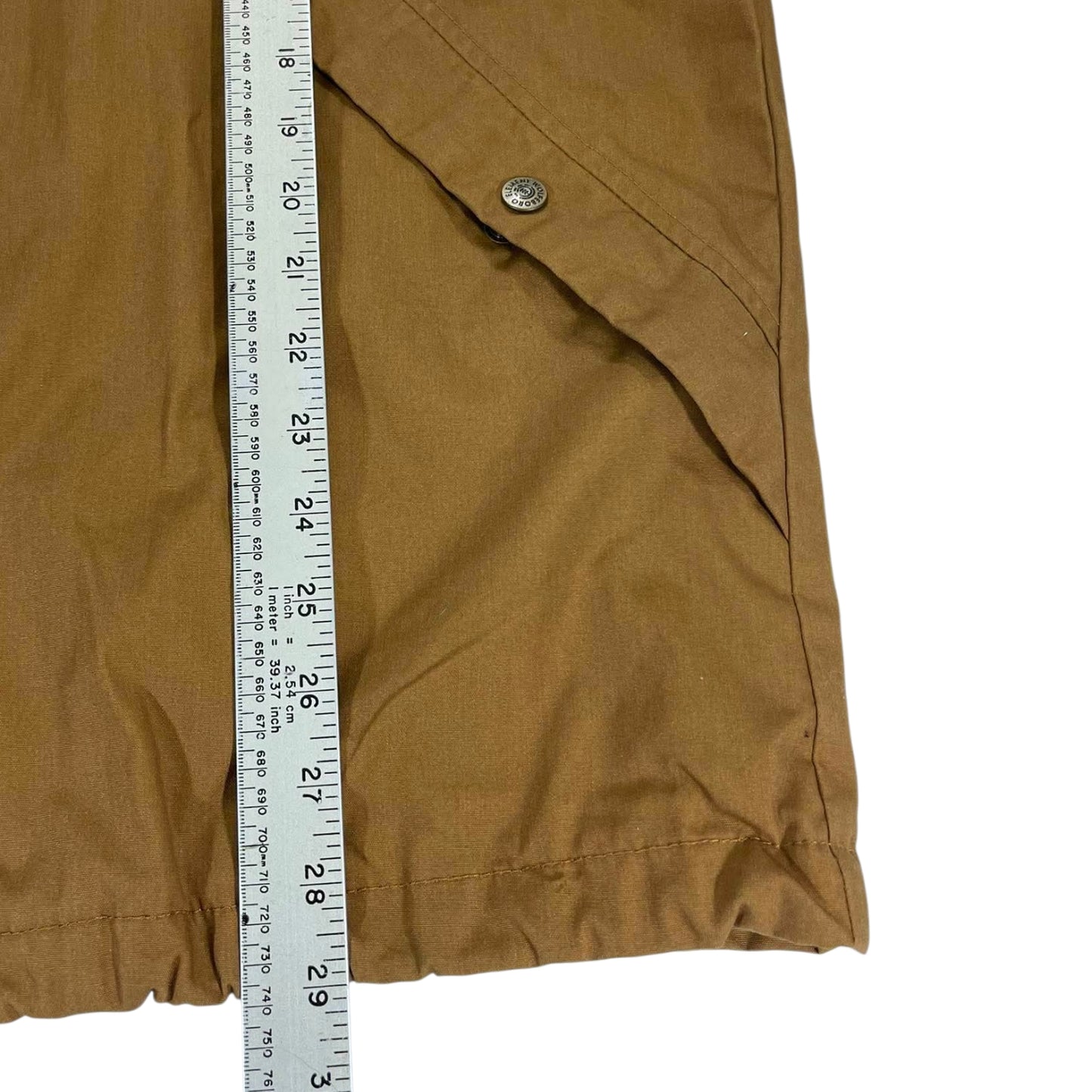 ELEMENT GREEN AND BROWN JACKET WITH HOOD (L)
