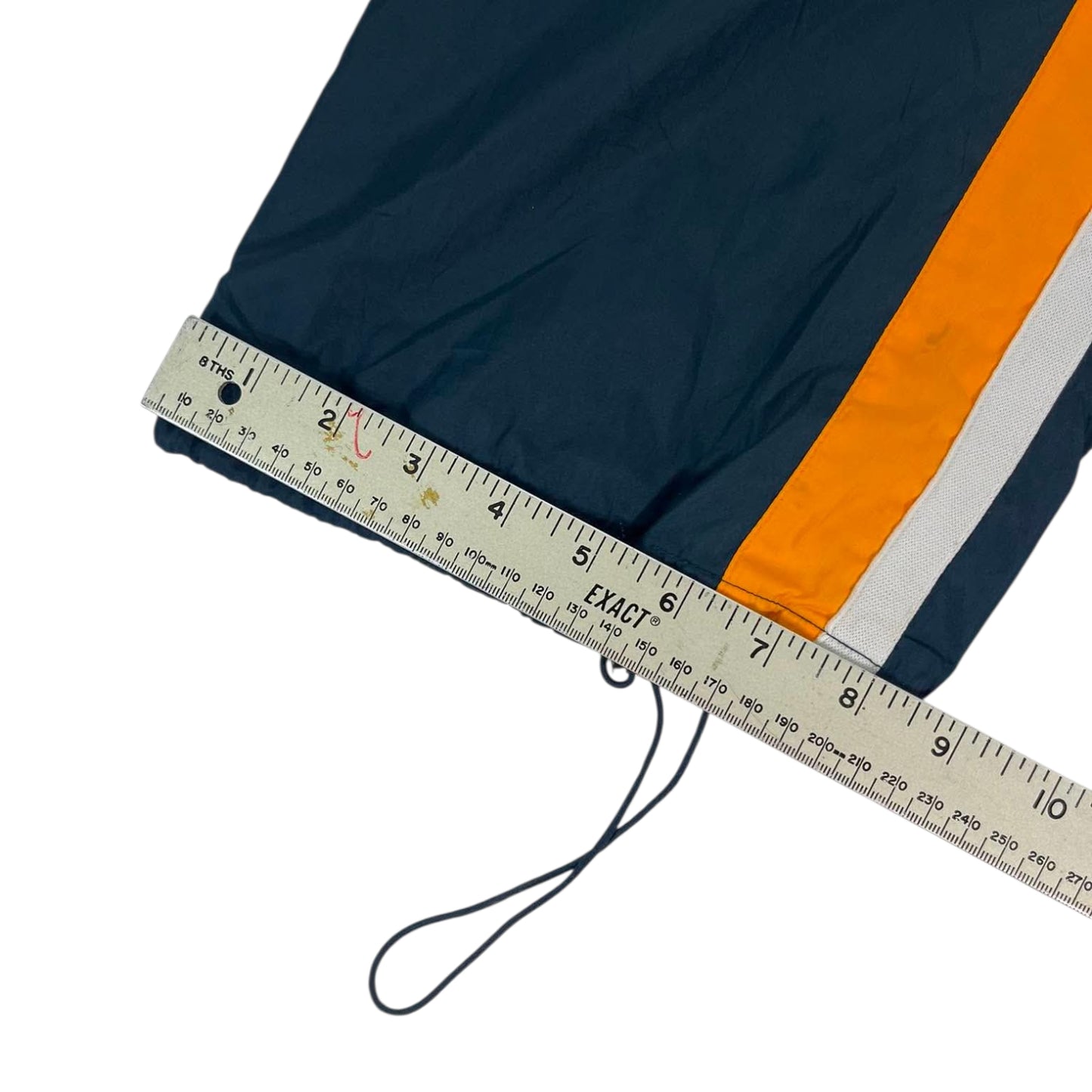 VINTAGE NIKE WIDE LEG TRACK PANTS (L)